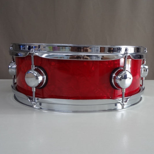 New 13 Inch Custom Electronic Snare Drum - Red Pearl