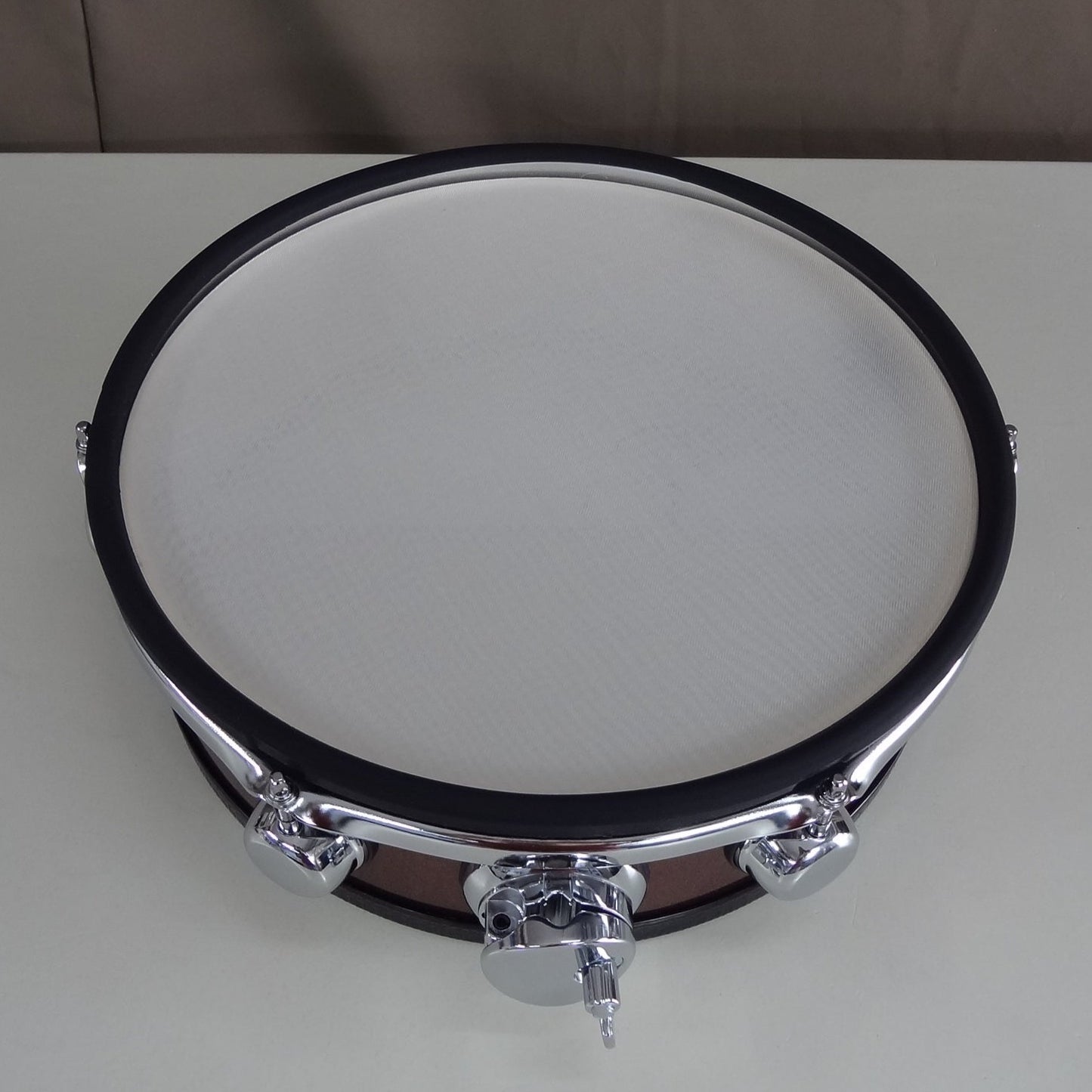 New 13 Inch Custom Electronic Snare Drum - Red Sparkle