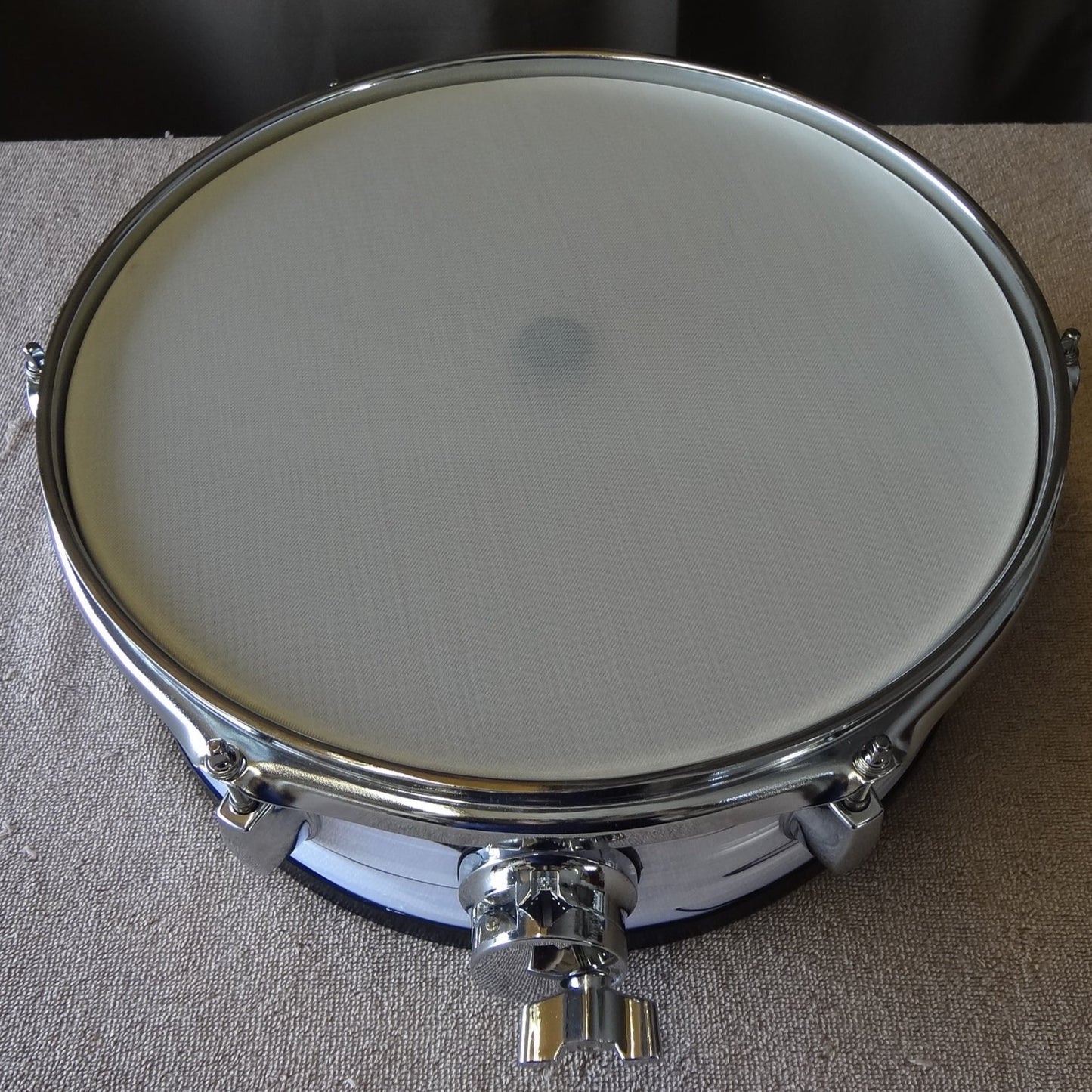 New 13 Inch Custom Electronic Snare Drum - White/Black