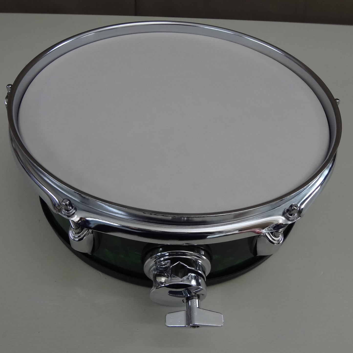 New Electronic Snare Drum - 10 12 13 Inch Versions - Green Pearl